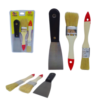KIT 2 PINCEIS E 1 ESPATULA  TOOLS