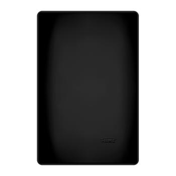 PLACA COM SUPORTE 4X2 CEGA HABITAT BLACK FAME