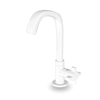 TORNEIRA LAVATÓRIO DE MESA COM BICA ALTA BRANCA LORENZETTI 1195 F64