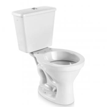 BACIA COM CAIXA ACOP BRANCA COMPLETA 3/6 LITROS