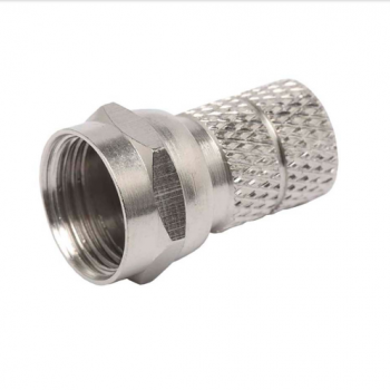CONECTOR FIO CABO COAXIAL ROSCA  FINO RG-59