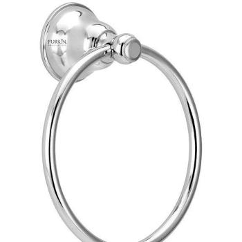 PORTA TOALHA ARGOLA PVC CROMADO