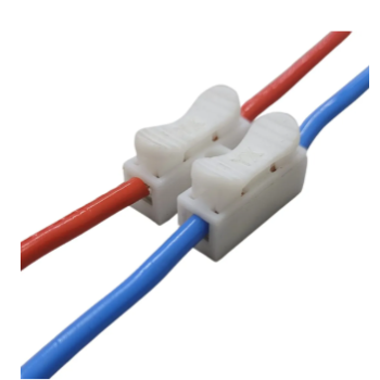 CONECTOR DE EMENDA CH-2 COM RETORNO POR MOLA 10A - 2 VIAS CABOS DE 0,5 A 2,5MM²