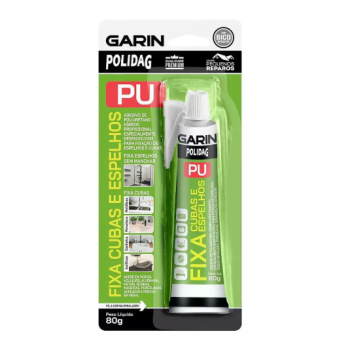 COLA PARA FIXACAO ESPELHOS/CUBAS GARIN PU BRANCO 80g
