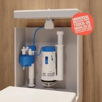 KIT PARA CAIXA ACOPLADA - ENTRADA MASTER FLUX E SAIDA DUAL FLUSH 3X1 EMBALAGEM UNITARIA