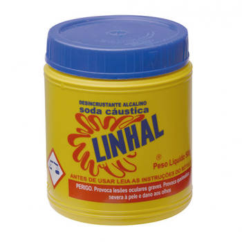 SODA CAUSTICA LINHAL 500G POTE