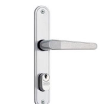 FECHADURA ALAVANCA STAM INOX ESTREITA 27MM 502-03