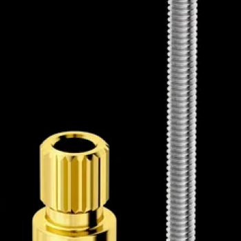 PROLONGADOR COM CASTELO DE POLIACETAL P/REGISTRO - 10 MM - COMPATIVEL COM DOCOL* BLISTER COM 01 UNIDADE