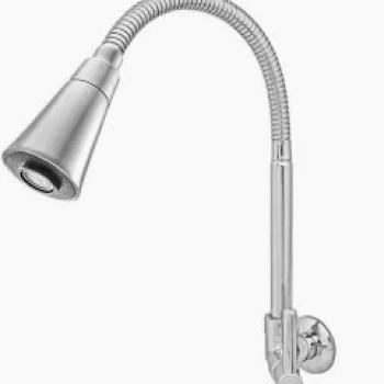 TORNEIRA GOURMET PAREDE 1/4 VOLTA C-70 BICA MOVEL CONE