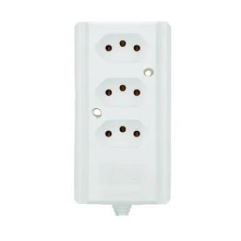 TOMADA BARRA TRIPLA BC 2P+T 10/20A