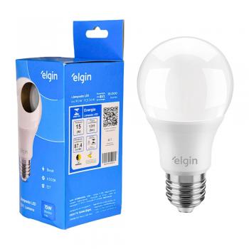 LAMPADA LED BULBO ELGIN 15W 6500K