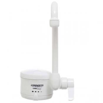 TORNEIRA ELÉTRICA DE PAREDE PARA COZINHA COM BICA ALTA BRANCA 220V EASY LORENZETTI