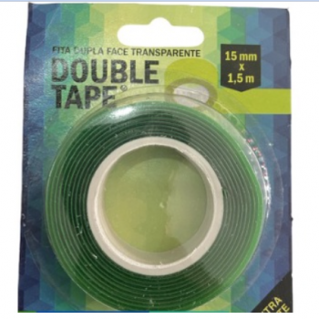 FITA DUPLA FACE DOUBLE TABE 15X1,50MT
