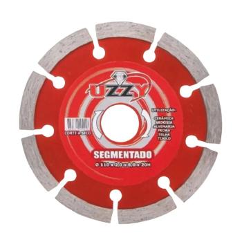 DISCO SERRA MÁRMORE SEGMENTADO VERMELHO 110X2,0X8,0X20MM UZZY