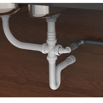 CONECTOR PARA MÁQUINA DE LAVAR ROUPA E LOUÇA BRANCO BLUKIT