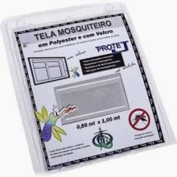 TELA MOSQUITEIROPOLYES C/ VELVRO 0,80X1,00 BR