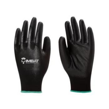 LUVA HELANCA PU PRETA 10GG IMBAT