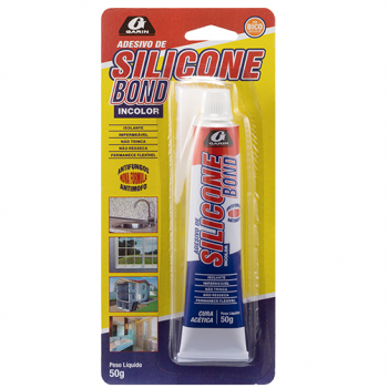 SILICONE COLA BISNAGA INCOLOR 50GR GARIN