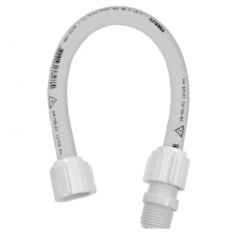 ENGATE FLEXÍVEL PVC 1/2 X  40 CM AGUA FRIA