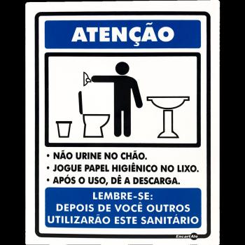 PLACA NÃO URINE NO CHÃO JC 252