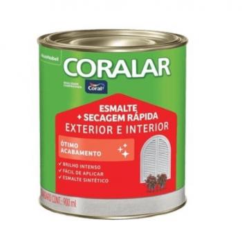 TINTA ESMALTE SINT. 1/4 PRETO BR CORALAR
