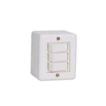 SISTEMA ILUMI BRANCO 3 SIMPLES COM PLACA+CAIXA 631