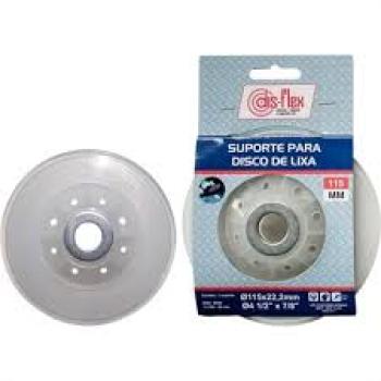 BASE P/ DISCO DE LIXA 115MM ABS SEMI FLEXIVEL DISFLEX 22.004
