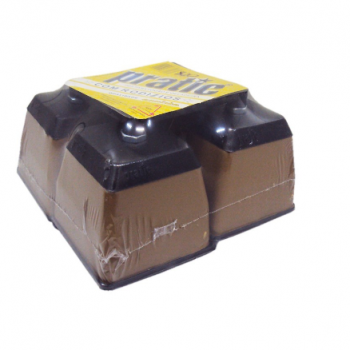 PE GELADEIRA/FOGAO PLASTICO QUADRADO ISADRI CARAMELO