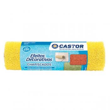 ROLO DE ESPUMA TEXTURIZADA COM FUROS 23CM CASTOR