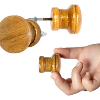 PUXADOR MADEIRA MEDIO CEREJEIRA  402-412