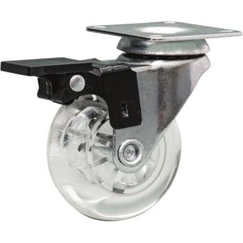 RODIZIO GIRATORIO GEL  35MM/1.3/8 COM FREIO COLSON