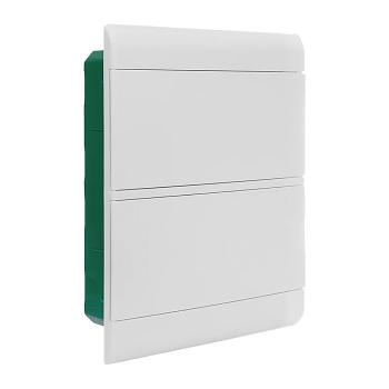 CENTRINHO SCHNEIDER PVC EMBUTIR BRANCO PARA 24 DISJUNTORES DIN SEM BARRAMENTO