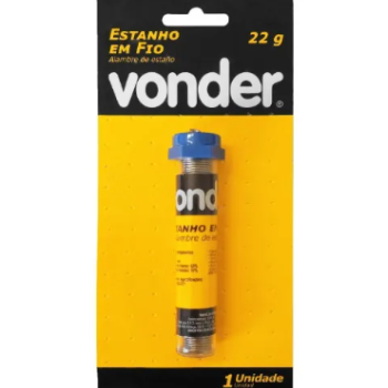 ESTANHO FIO 1MM 63X37 TUBINHO 25G VONDER