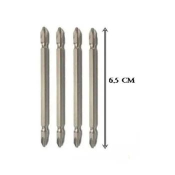 BITS/PONTA  DUPLA PHILPS PARA PARAFUSADEIRA  (PH2)X 65MM CADA