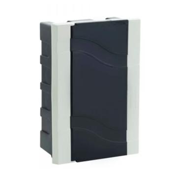 CENTRINHO THOMPSON PVC PARA EMBUTIR 3 DISJUNTORES NEMA / 4 DIN FUME