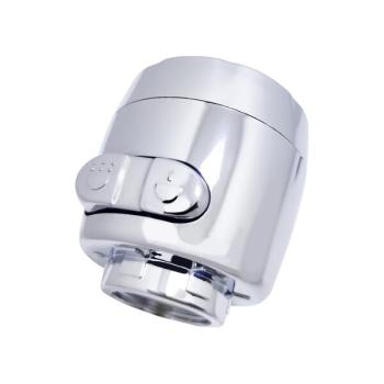 AREJADOR BICO TORNEIRA GOURMET DUPLO JATO BOTÃO CROMADO 3/4