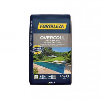 ARGAMASSA PISO SOBRE PISO INTERNO E EXTERNO 20KG CINZA OVERCOLL FORTALEZA