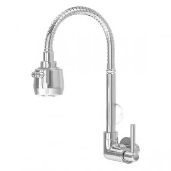 TORNEIRA GOURMET 1/4 VOLTA PARA PIA COZINHA PAREDE 2 JATOS 5/8 BICA MOVEL C62