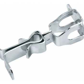 FIXADOR DE PORTA CROMADA REPAPÉ/PAREDE