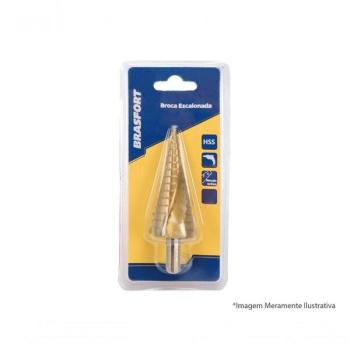 BROCA ESCALONADA BRASFORT 4 A 12MM 7959