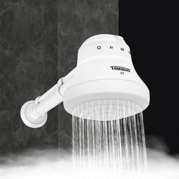 CHUVEIRO ELÉTRICO - DUCHA FAMINHO 4T BR 220V 6800W C/CANO 30CM - FAME