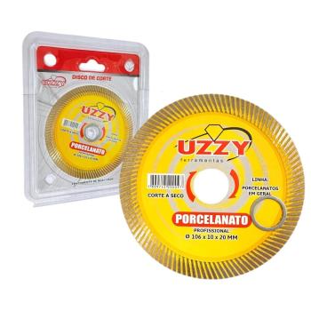DISCO UZZY CORTE SECO PORCELANATO  106 × 20 × 10 MM