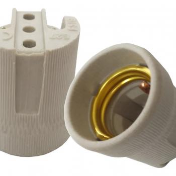BOCAL - SOQUETE - RECEPTACULO PORCELANA E27