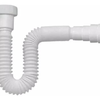 SIFÃO MULTIUSO EXTENSÍVEL FLEXÍVEL PVC BRANCO