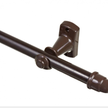 VARAO CORTINA 2.5M C/SUP TABACO/IMBUIA 19MM