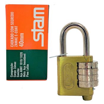 CADEADO STAM COM SEGREDO 40 mm