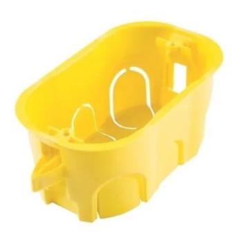 CAIXA LUZ 4x2 DRYWALL/GESSO AMARELA