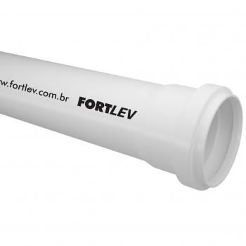 TUBO ESGOTO 100MM 6MT BARRA FORTLEV