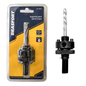 SUPORTE PARA SERRA COPO BRASFORT - 32mm a 210mm - ENCAIXE SEXTAVADO 1/2