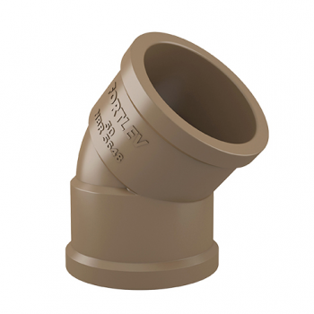 COTOVELO MARROM LL 3/4X45 FORTLEV